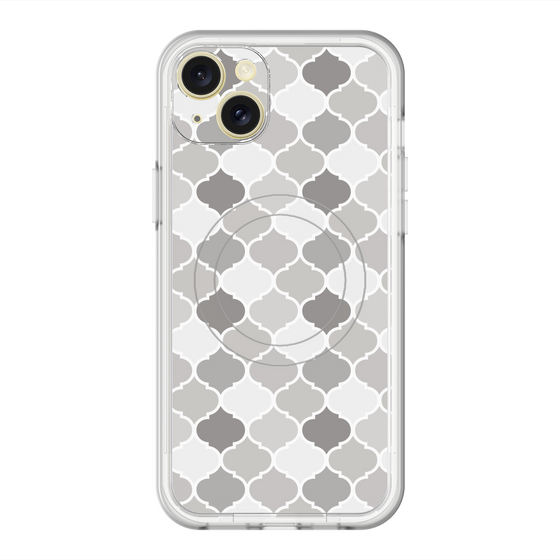 スリムプロテクションプレミアムケース with MagSafe［ Moroccan1 color - Gray ］