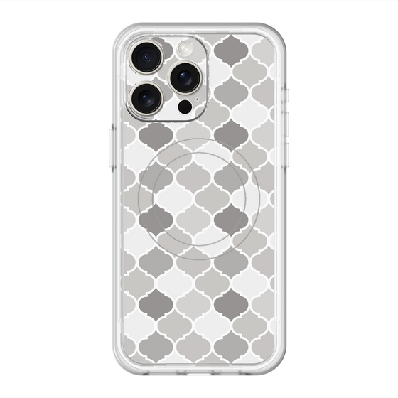スリムプロテクションプレミアムケース with MagSafe［ Moroccan1 color - Gray ］