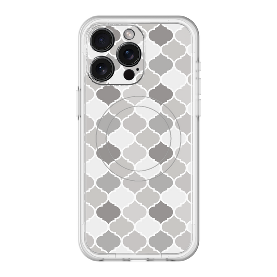 スリムプロテクションプレミアムケース with MagSafe［ Moroccan1 color - Gray ］