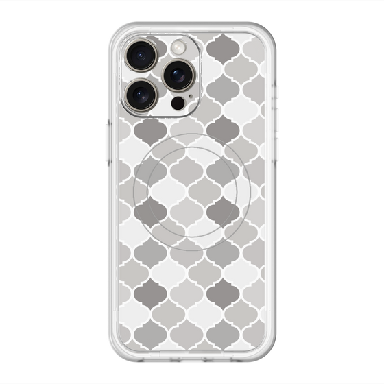 スリムプロテクションプレミアムケース with MagSafe［ Moroccan1 color - Gray ］