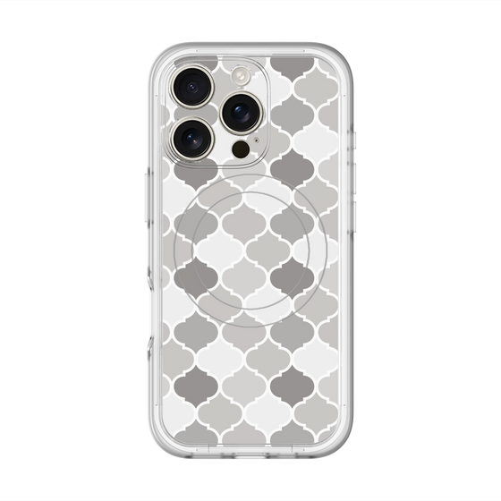 スリムプロテクションプレミアムケース with MagSafe［ Moroccan1 color - Gray ］