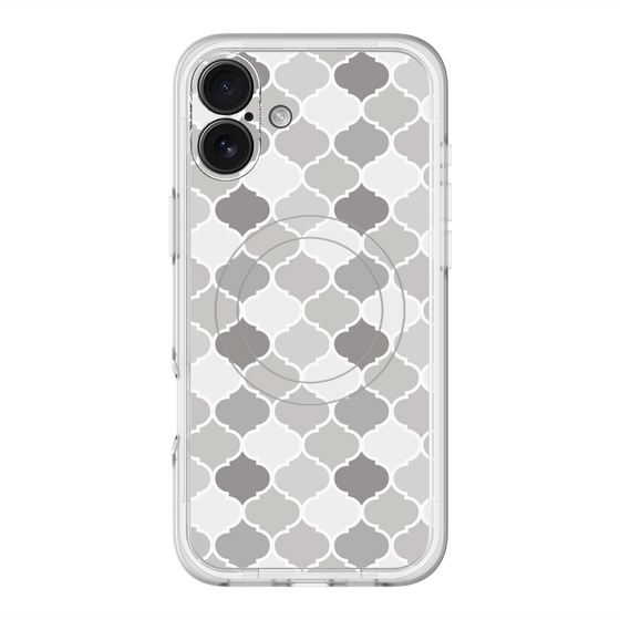 スリムプロテクションプレミアムケース with MagSafe［ Moroccan1 color - Gray ］