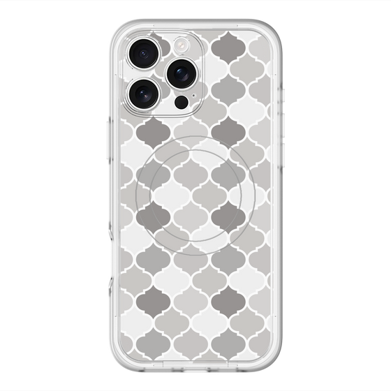スリムプロテクションプレミアムケース with MagSafe［ Moroccan1 color - Gray ］