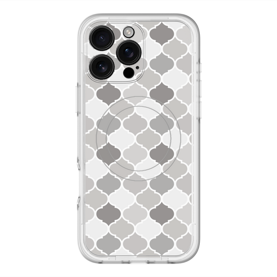スリムプロテクションプレミアムケース with MagSafe［ Moroccan1 color - Gray ］