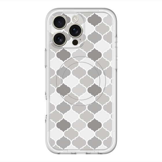 スリムプロテクションプレミアムケース with MagSafe［ Moroccan1 color - Gray ］