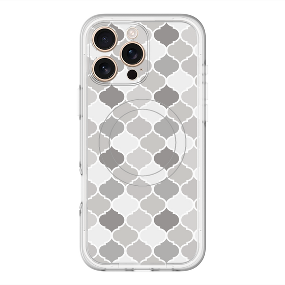 スリムプロテクションプレミアムケース with MagSafe［ Moroccan1 color - Gray ］