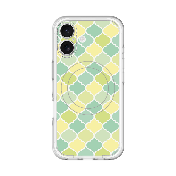 スリムプロテクションプレミアムケース with MagSafe［ Moroccan1 color - Green ］