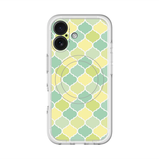 スリムプロテクションプレミアムケース with MagSafe［ Moroccan1 color - Green ］