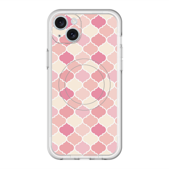 スリムプロテクションプレミアムケース with MagSafe［ Moroccan1 color - Pink ］