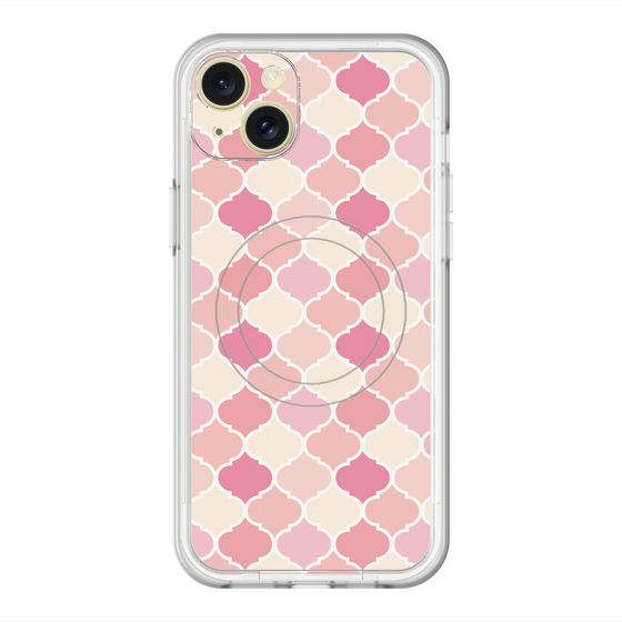 スリムプロテクションプレミアムケース with MagSafe［ Moroccan1 color - Pink ］