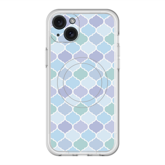 スリムプロテクションプレミアムケース with MagSafe［ Moroccan1 color - Blue ］