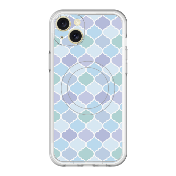 スリムプロテクションプレミアムケース with MagSafe［ Moroccan1 color - Blue ］