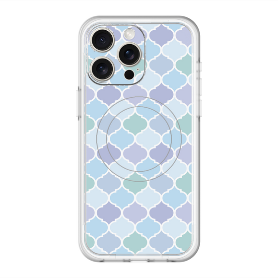 スリムプロテクションプレミアムケース with MagSafe［ Moroccan1 color - Blue ］