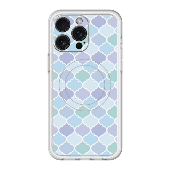 スリムプロテクションプレミアムケース with MagSafe［ Moroccan1 color - Blue ］