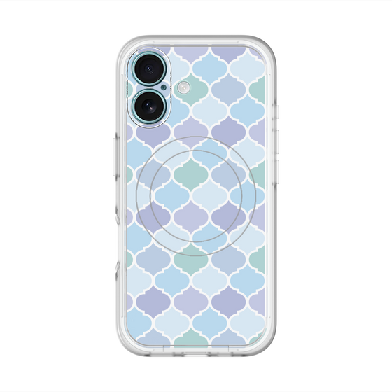 スリムプロテクションプレミアムケース with MagSafe［ Moroccan1 color - Blue ］