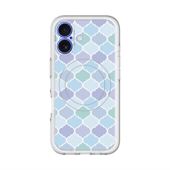 スリムプロテクションプレミアムケース with MagSafe［ Moroccan1 color - Blue ］