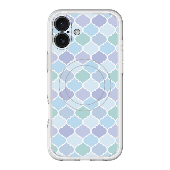 スリムプロテクションプレミアムケース with MagSafe［ Moroccan1 color - Blue ］