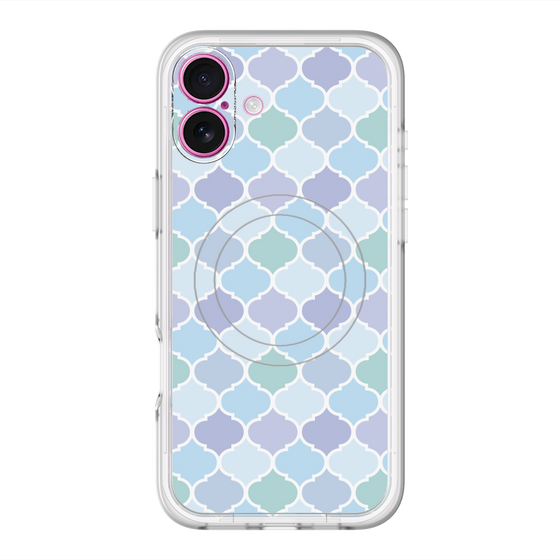 スリムプロテクションプレミアムケース with MagSafe［ Moroccan1 color - Blue ］