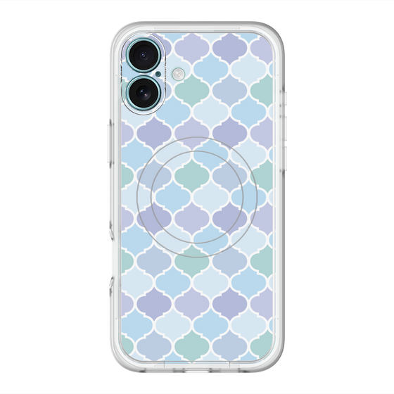 スリムプロテクションプレミアムケース with MagSafe［ Moroccan1 color - Blue ］