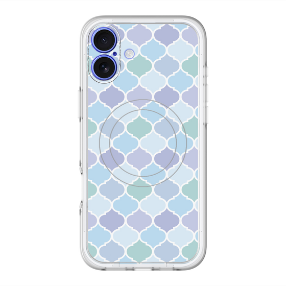 スリムプロテクションプレミアムケース with MagSafe［ Moroccan1 color - Blue ］