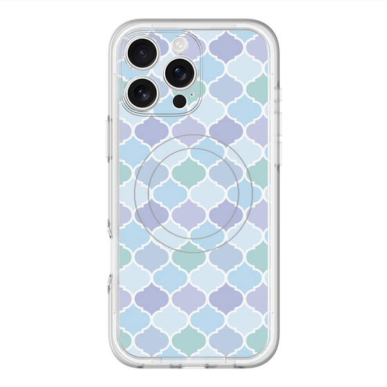 スリムプロテクションプレミアムケース with MagSafe［ Moroccan1 color - Blue ］