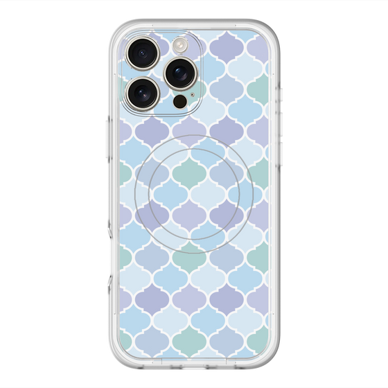 スリムプロテクションプレミアムケース with MagSafe［ Moroccan1 color - Blue ］