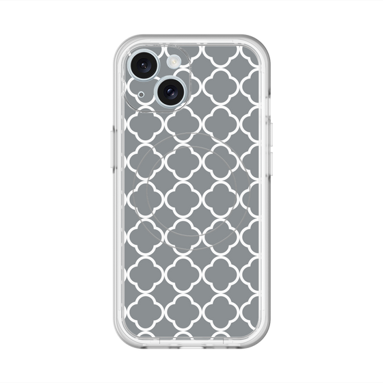 スリムプロテクションプレミアムケース with MagSafe［ Moroccan2 - Gray ］