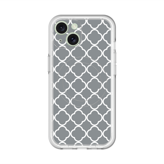 スリムプロテクションプレミアムケース with MagSafe［ Moroccan2 - Gray ］