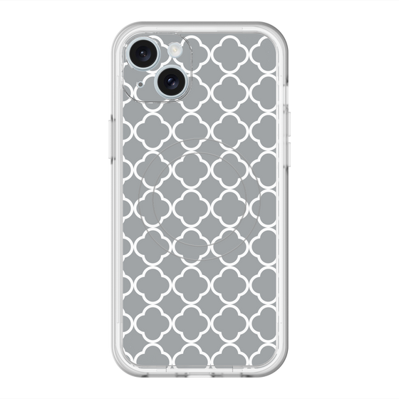スリムプロテクションプレミアムケース with MagSafe［ Moroccan2 - Gray ］
