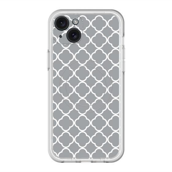 スリムプロテクションプレミアムケース with MagSafe［ Moroccan2 - Gray ］