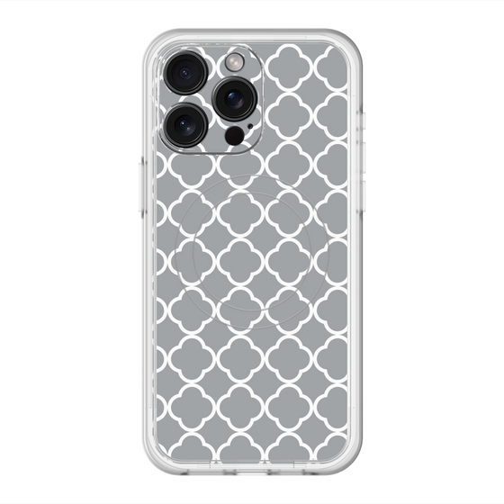 スリムプロテクションプレミアムケース with MagSafe［ Moroccan2 - Gray ］