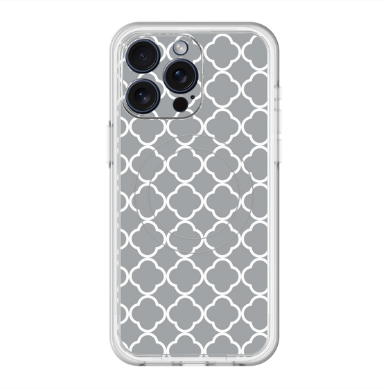 スリムプロテクションプレミアムケース with MagSafe［ Moroccan2 - Gray ］