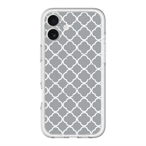 スリムプロテクションプレミアムケース with MagSafe［ Moroccan2 - Gray ］