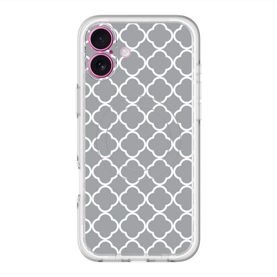 スリムプロテクションプレミアムケース with MagSafe［ Moroccan2 - Gray ］
