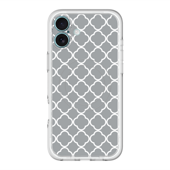 スリムプロテクションプレミアムケース with MagSafe［ Moroccan2 - Gray ］