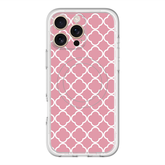 スリムプロテクションプレミアムケース with MagSafe［ Moroccan2 - Pink ］