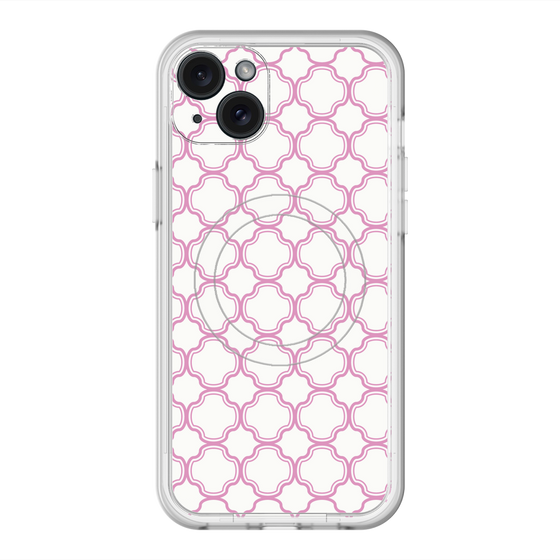 スリムプロテクションプレミアムケース with MagSafe［ Moroccan3 - Pink ］
