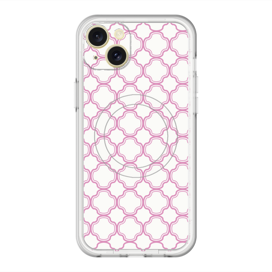 スリムプロテクションプレミアムケース with MagSafe［ Moroccan3 - Pink ］