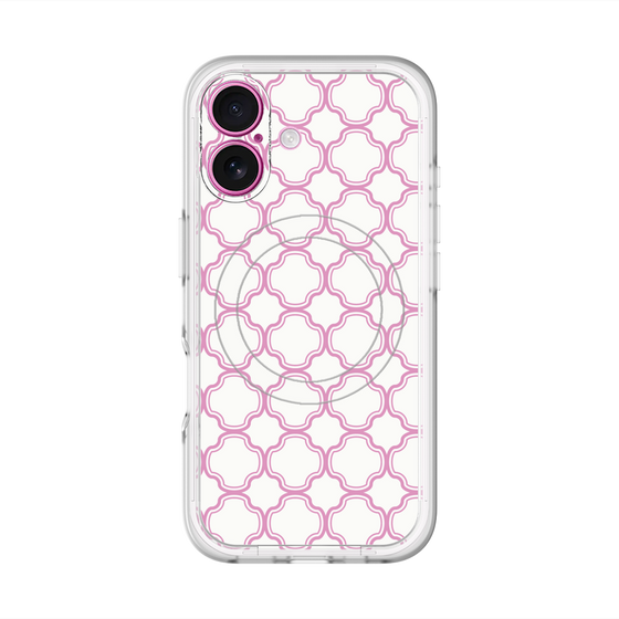 スリムプロテクションプレミアムケース with MagSafe［ Moroccan3 - Pink ］
