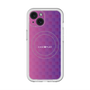 スリムプロテクションプレミアムケース with MagSafe［ CASEPLAY Check - Purple ］
