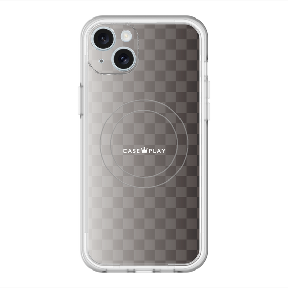 スリムプロテクションプレミアムケース with MagSafe［ CASEPLAY Check - Black ］