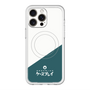 スリムプロテクションプレミアムケース with MagSafe［ CASEPLAY Retro - Green ］