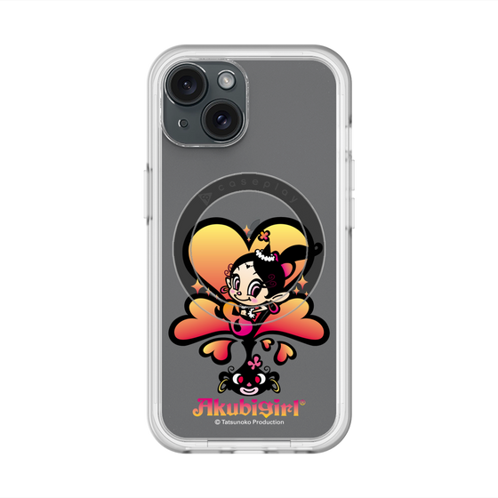スリムプロテクションプレミアムケース with MagSafe［ アクビガール - ハート ］