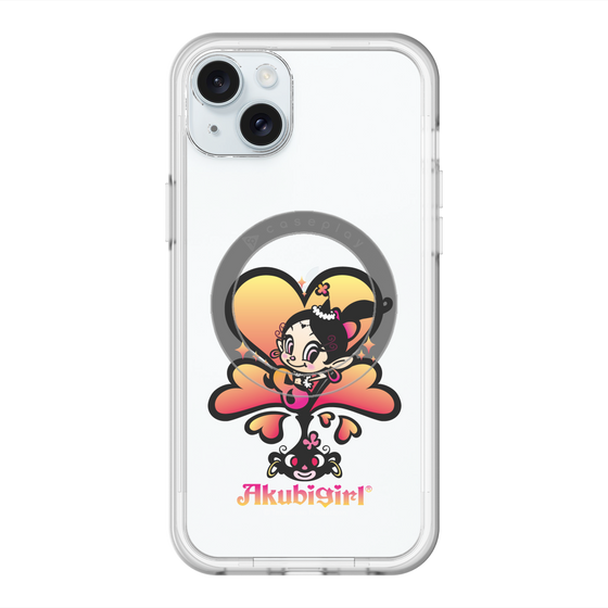 スリムプロテクションプレミアムケース with MagSafe［ アクビガール - ハート ］