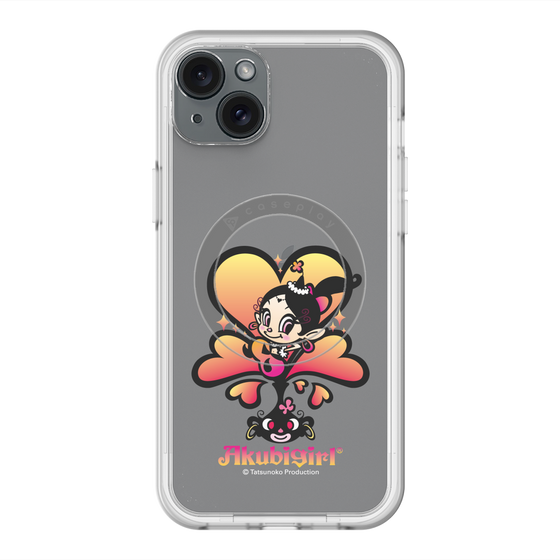 スリムプロテクションプレミアムケース with MagSafe［ アクビガール - ハート ］
