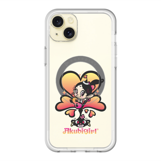 スリムプロテクションプレミアムケース with MagSafe［ アクビガール - ハート ］