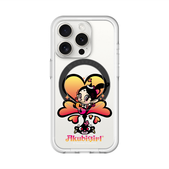 スリムプロテクションプレミアムケース with MagSafe［ アクビガール - ハート ］