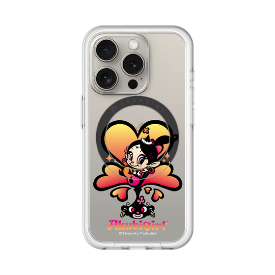 スリムプロテクションプレミアムケース with MagSafe［ アクビガール - ハート ］
