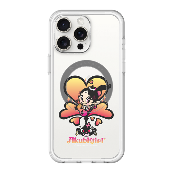 スリムプロテクションプレミアムケース with MagSafe［ アクビガール - ハート ］