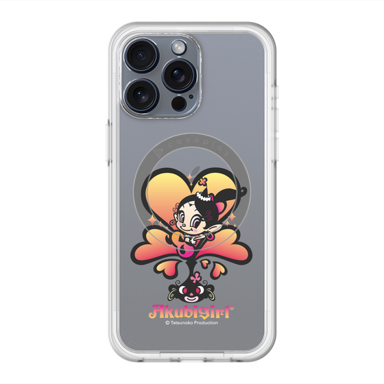 スリムプロテクションプレミアムケース with MagSafe［ アクビガール - ハート ］